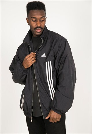 VINTAGE 80S USA ADIDAS SHELL SPORT JACKET / S0750