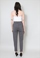 KATHERINE HAMNET VINTAGE LADIES 90'S GREY HIGH RISE JEANS