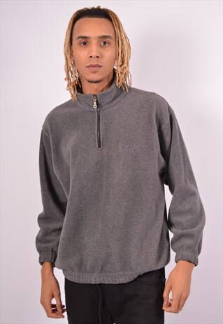 VINTAGE SERGIO TACCHINI FLEECE JUMPER GREY