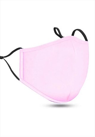UNISEX REUSABLE & WASHABLE PINK FACE COVER