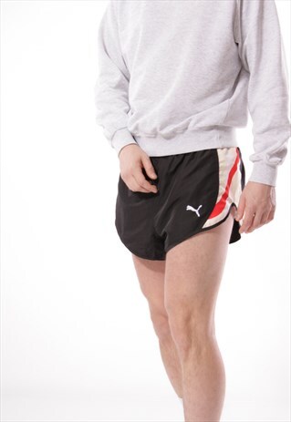 VTG RARE PUMA SPORTS SPRINTER SHORTS LOGO OVERSIZED