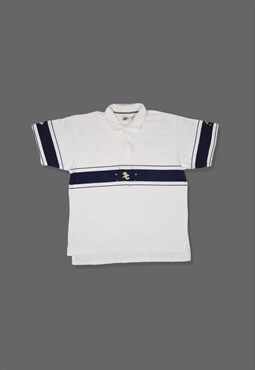 Vintage 90s Nike Supreme Court Polo Shirt in White