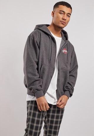 VINTAGE CHAMPION OHIO STATE ZIP-UP HOODIE