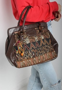 Vintage Y2K Animal Print Hand Bag Multi