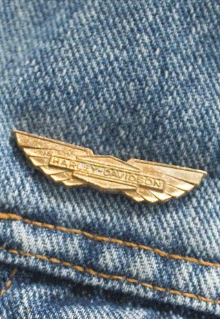 VINTAGE HARLEY DAVIDSON MOTORCYCLE BIKER METAL PIN 1