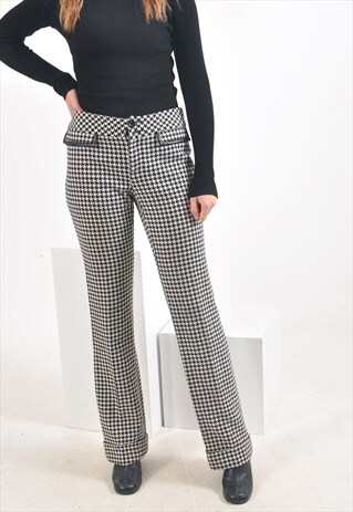 VINTAGE 90'S CHECKED TROUSERS