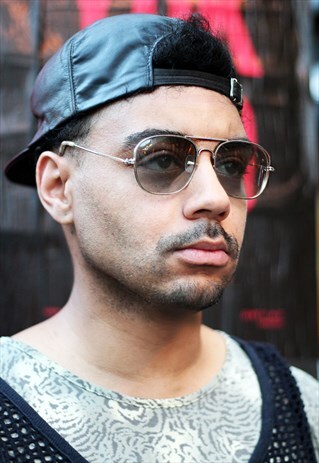 VINTAGE 70S UNISEX RETRO AVIATOR SUNGLASSES