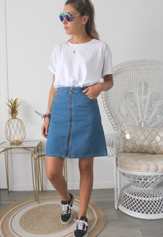 VINTAGE DENIM SKIRT