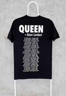 Queen Band T Shirt UK Tour Adam Lambert Small