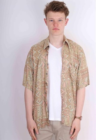 VINTAGE PATTERN SHIRT PTS084