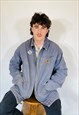 VINTAGE SIZE XL CARHARTT WORKWEAR DENIM JACKET