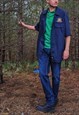 VINTAGE 90S DICKIES WORKWEAR SHIRT IN NAVY
