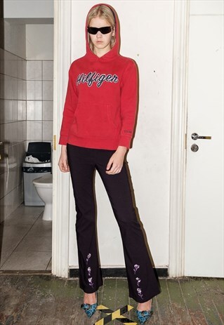 HILFIGER LOGO FRONT HOODIE / UNISEX
