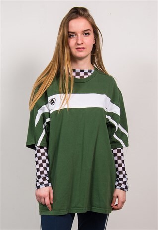 VINTAGE 90'S GREEN NIKE OVERSIZED T-SHIRT