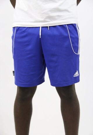 VINTAGE ADIDAS BLUE SPORT SHORTS