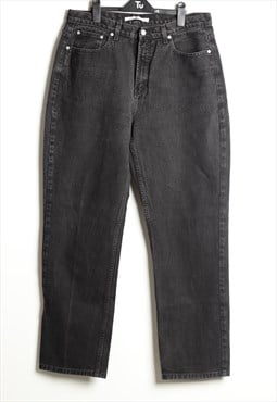 Vintage Tommy Hilfiger Denim Casual Trousers Jeans Black