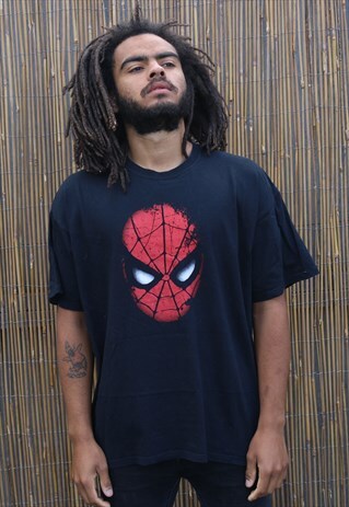 MARVEL COMICS LARGE PRINT SPIDERMAN T