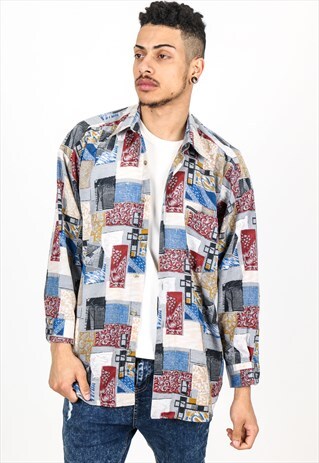VINTAGE PATTERNED SHIRT S299