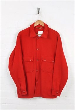 Vintage Lumberjack Overshirt Red Large