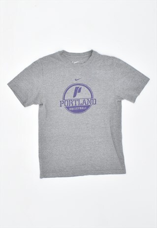 VINTAGE 90'S NIKE T-SHIRT TOP LOOSE FIT GREY