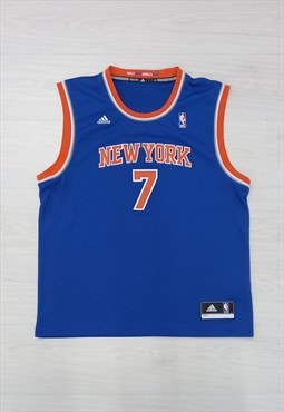 00s Adidas New York Knicks NBA Jersey Blue 