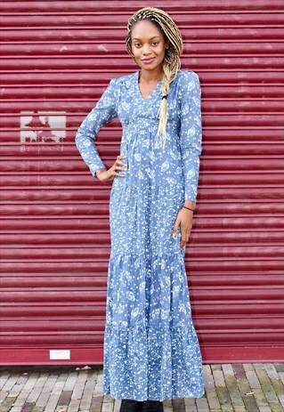 STUNNING 70S BOHO DRESS WEDDING OR FESTIVAL