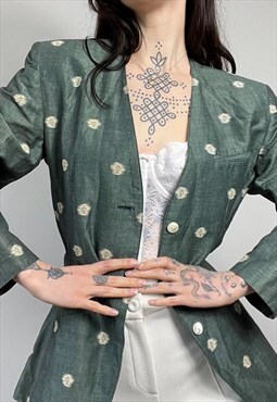 RARA! CACHAREL vintage Extra Lungo Guanti spessi Blu SCURO 75% LANA 25% cammello 