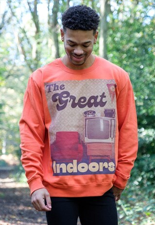 THE GREAT INDOORS MEN'S SLOGAN SWEATSHIRT