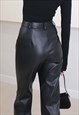 CLASSIC LEATHER PANTS IN BLACK