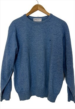 Unisex sky blue vintage Burberry sweater. Size M