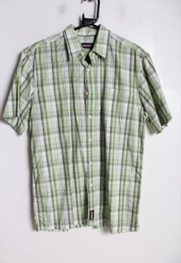 Vintage Dickies Short Sleeve Check Shirt Green