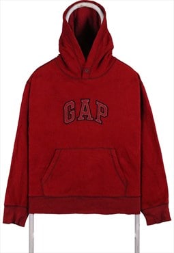 Vintage 90's Gap Hoodie Spellout Logo Fleece Pullover
