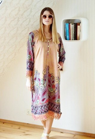 COLORFUL KAFTAN DRESS