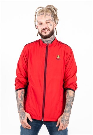 VINTAGE 80S ADIDAS WINDBREAKER JACKET / S8007
