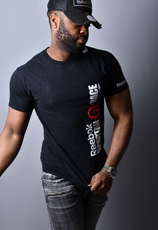 BLACK REEBOK T-SHIRT BT3280