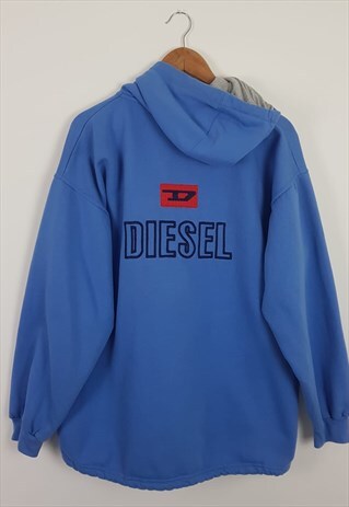 diesel hoodie blue