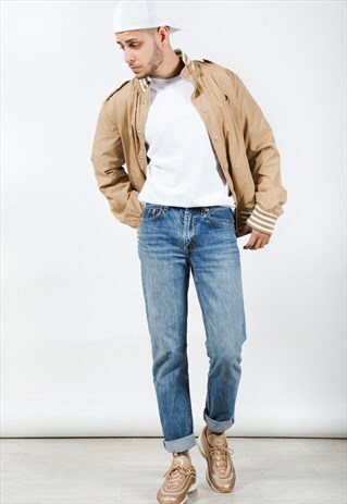 VINTAGE 80S LEVI'S DENIM JEANS DARK WASH / 0210