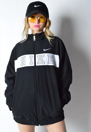 BLACK NIKE TRACK JACKET