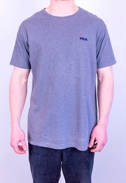 Vintage Fila T-Shirt in Grey XL