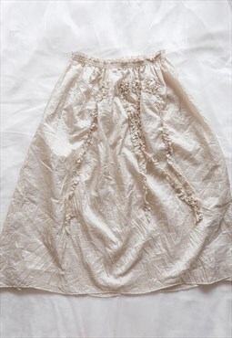 Vintage coquette cottage fairy long Skirt