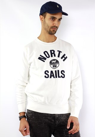 WHITE SWEAT SHIRT / JUMPER NORTH SAILS