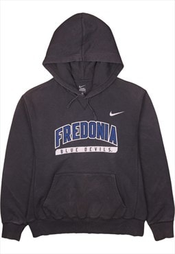 Vintage 90's Nike Hoodie Fredonia Blue Devis Swoosh Grey