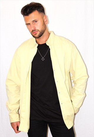 VINTAGE YELLOW OVERSIZED SHIRT