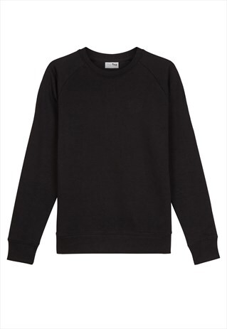 MEN'S FRENCH TERRY SWEATSHIRT IN BLACK