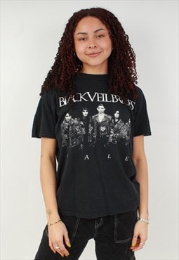 "Vintage black veilbrides black graphic t shirt
