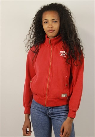 VINTAGE NIKE 90S ZIP UP SWEATSHIRT
