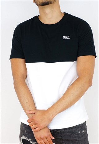 STRAINER BLACK AND WHITE T-SHIRT