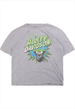Vintage 90's Harley Davidson T Shirt Back Print Short
