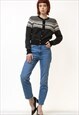 VINTAGE GAP 90S WOMAN WOOL BUTTONS FASTENS JUMPER 5261