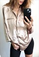 Gold Glam Pajama Shirt 